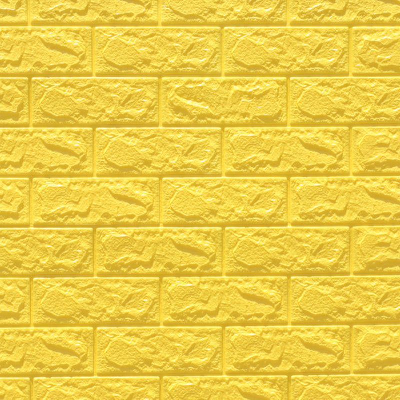 3D Foam Wall Panel in Faux Brick Design for Living Room – Waterproof Peel and Stick