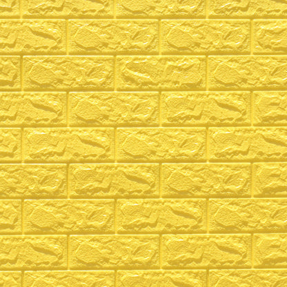 3D Foam Wall Panel in Faux Brick Design for Living Room – Waterproof Peel and Stick