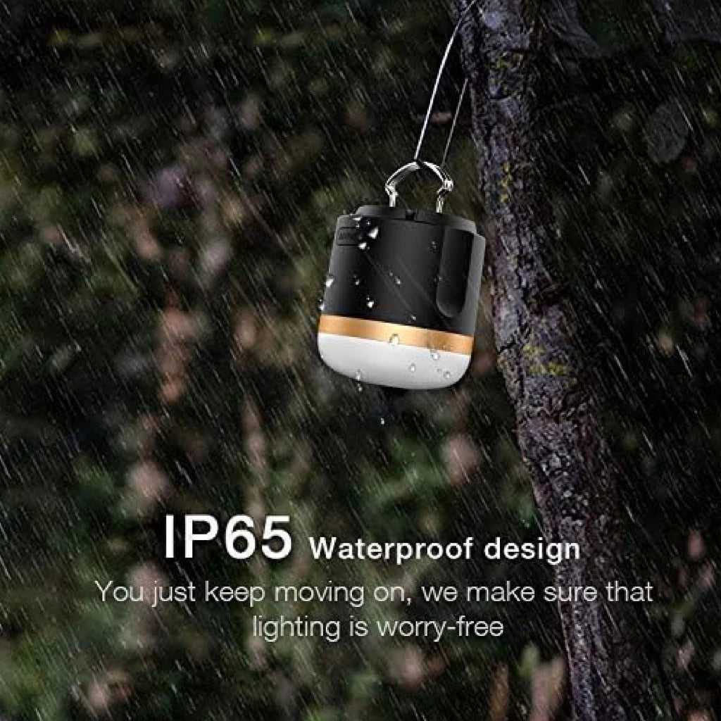 Rechargeable Portable LED Camping Light with Power Bank – USB for Outdoors and Emergencies