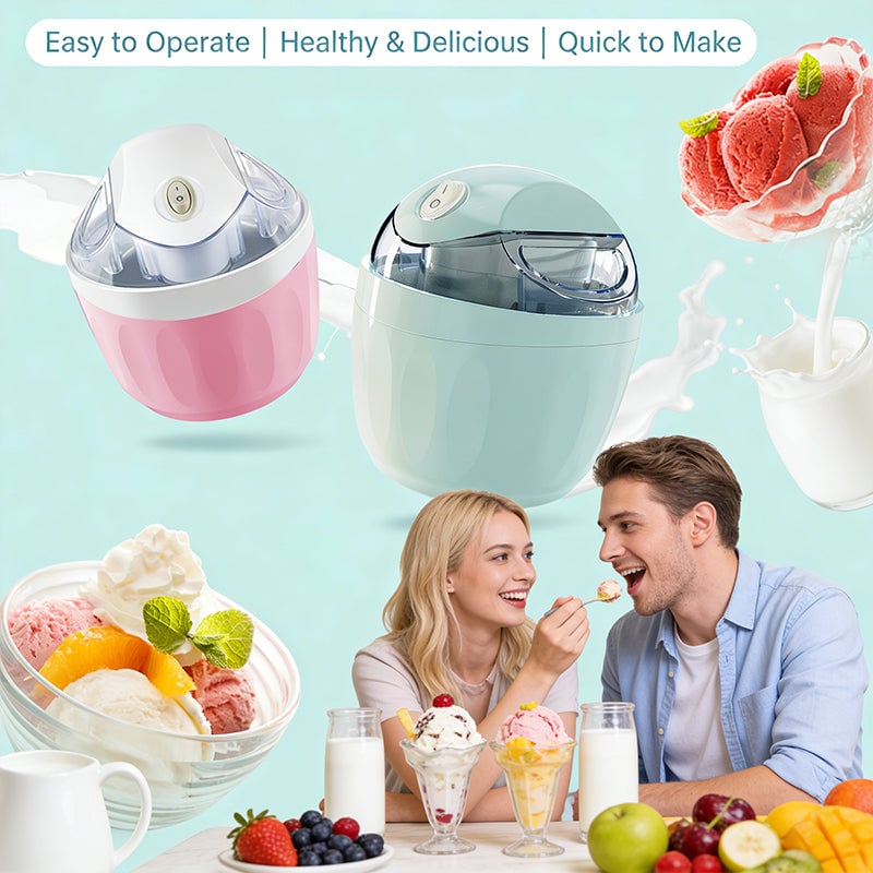 3-in-1 Dessert Maker for Ice Cream, Sorbet & Yogurt | 500 ml | CreamyDelight