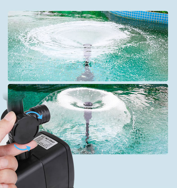 Adjustable Water Fountain Pump for Ponds and Garden Decor – AquaStream