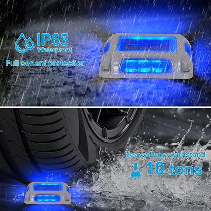 Solar Ground Light with 6 LEDs | Waterproof IP65 | Perfect for Steps & Paths | 1200mAh Battery