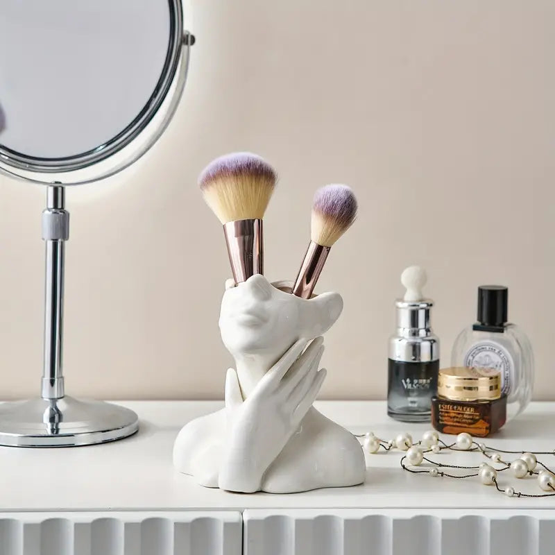 Sleek Ceramic Flower Vase for Stylish Home Décor