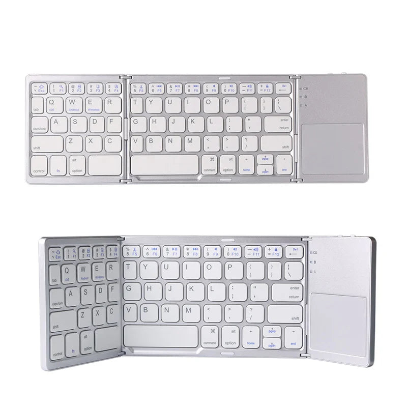 Compact Bluetooth Keyboard with Integrated Touchpad