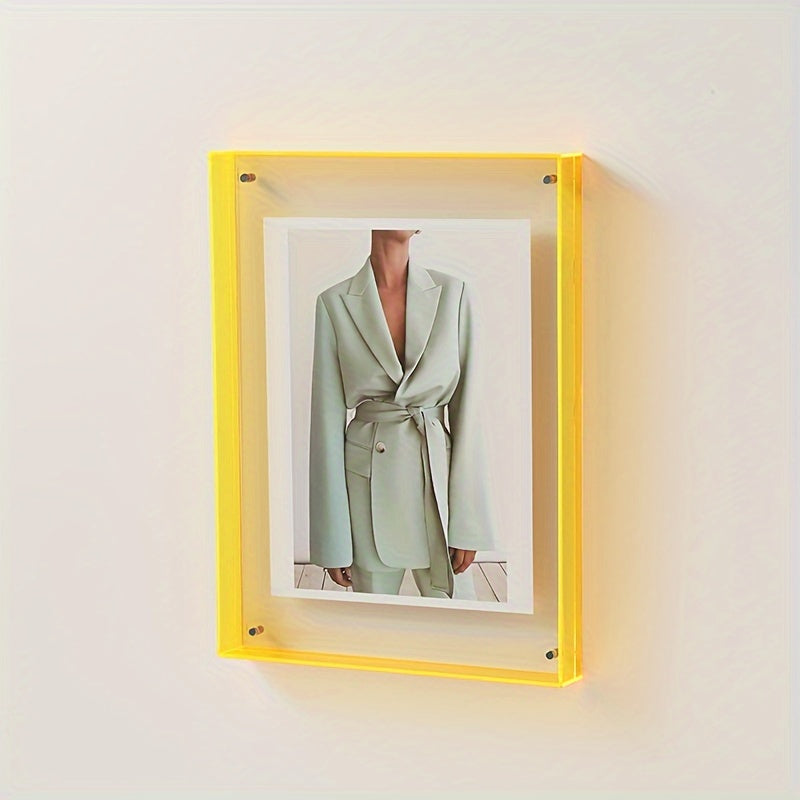 Crystal Clear Art Display Frame – Ideal for Any Space