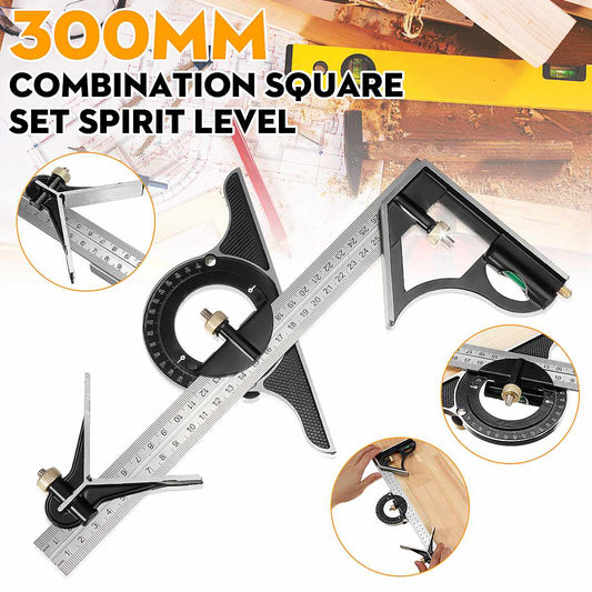 Adjustable Ruler - Versatile Set with Movable Angle Measuring Tool