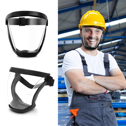 Complete Face Shield for Pesticide Application