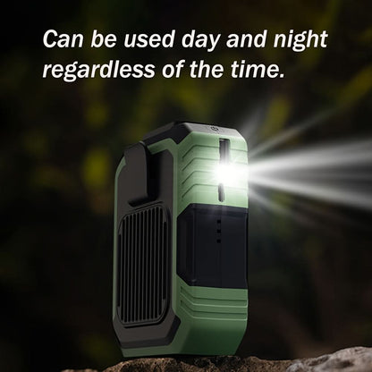 Portable Outdoor Cooling Fan - Waist-Mounted Design