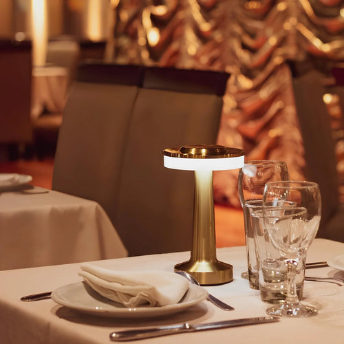 Stylish Cordless Table Lamp – Portable Retro Design