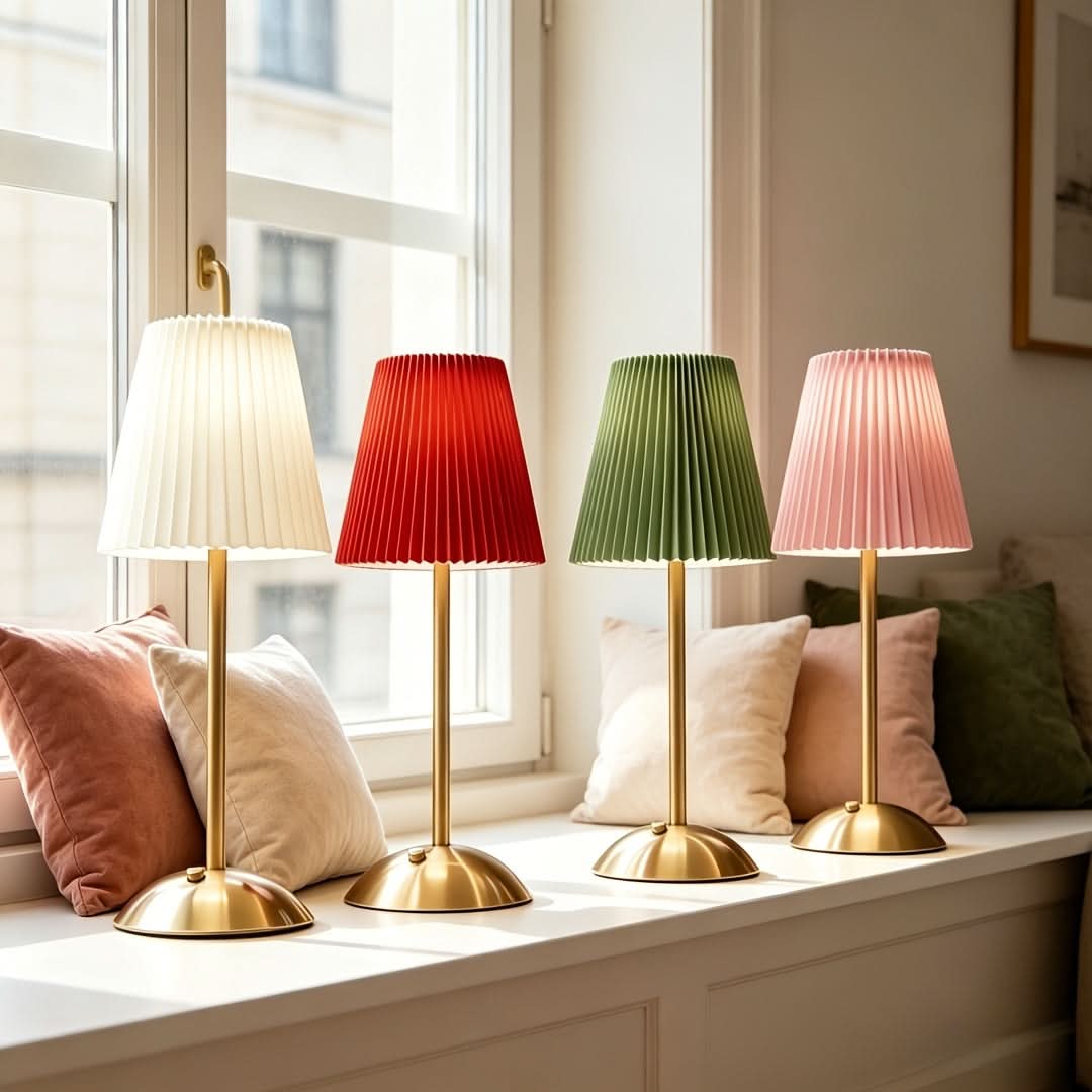 Wireless Bedside Lamp with Three Color Dimming Features