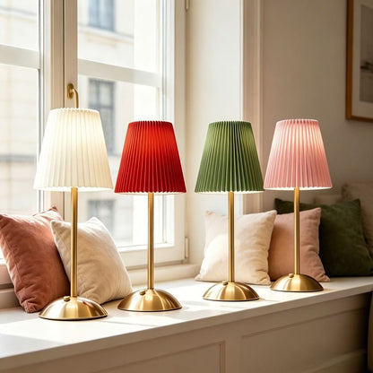 Wireless Bedside Lamp with Three Color Dimming Features