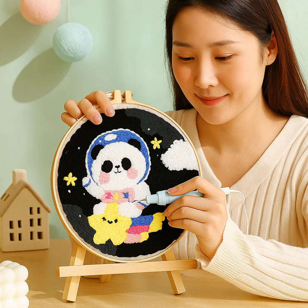 Quick Relaxation and Beautiful Embroidery Art Creation