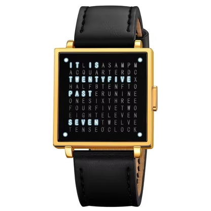 Stylish Text Display Watch for Every Occasion