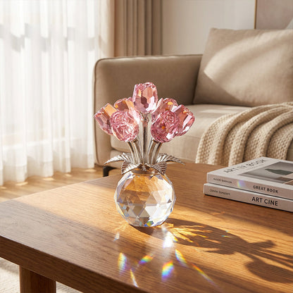Timeless Sparkling Crystal Rose that Never Fades