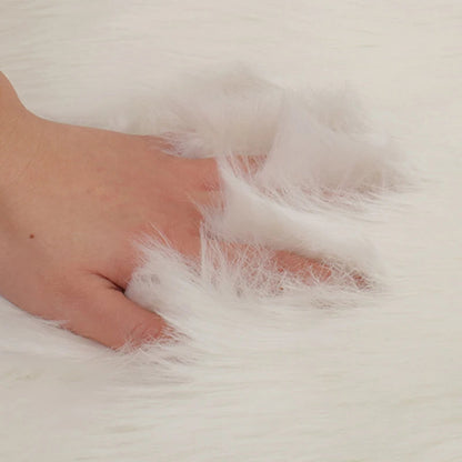 Natural Handmade Rabbit Fur | Soft and Authentic | 100x50 cm