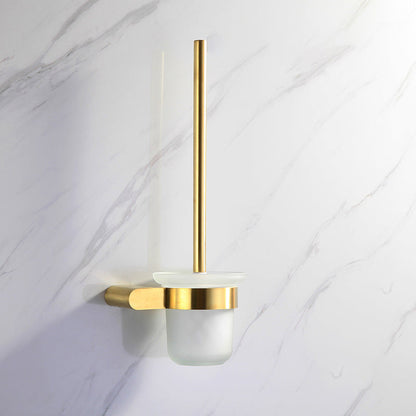 Gold Bathroom Hardware Set – Contemporary Towel Bar and Accessories