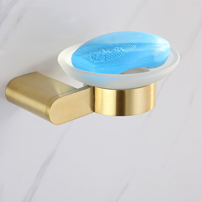 Gold Bathroom Hardware Set – Contemporary Towel Bar and Accessories