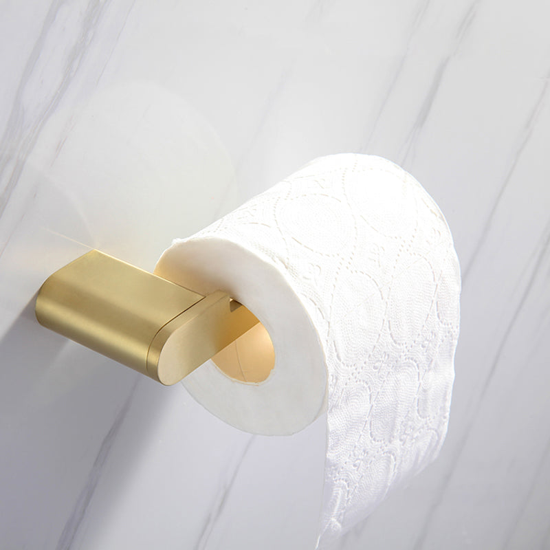 Gold Bathroom Hardware Set – Contemporary Towel Bar and Accessories