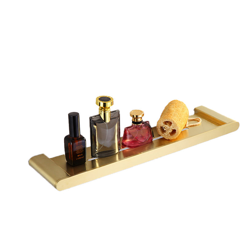 Gold Bathroom Hardware Set – Contemporary Towel Bar and Accessories