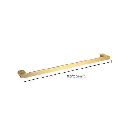 Gold Bathroom Hardware Set – Contemporary Towel Bar and Accessories
