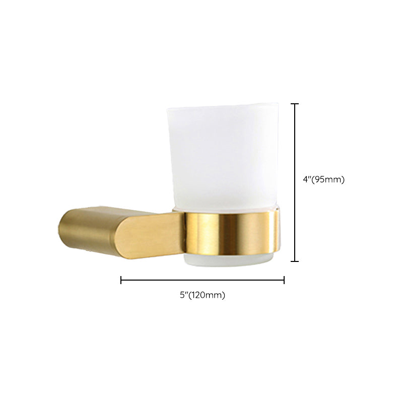 Gold Bathroom Hardware Set – Contemporary Towel Bar and Accessories