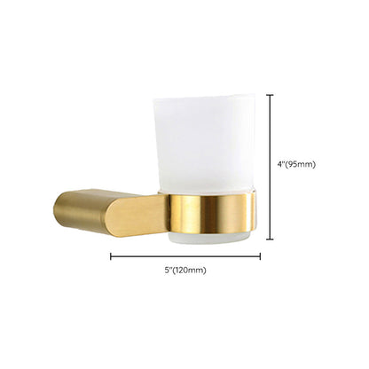 Gold Bathroom Hardware Set – Contemporary Towel Bar and Accessories