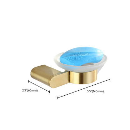Gold Bathroom Hardware Set – Contemporary Towel Bar and Accessories