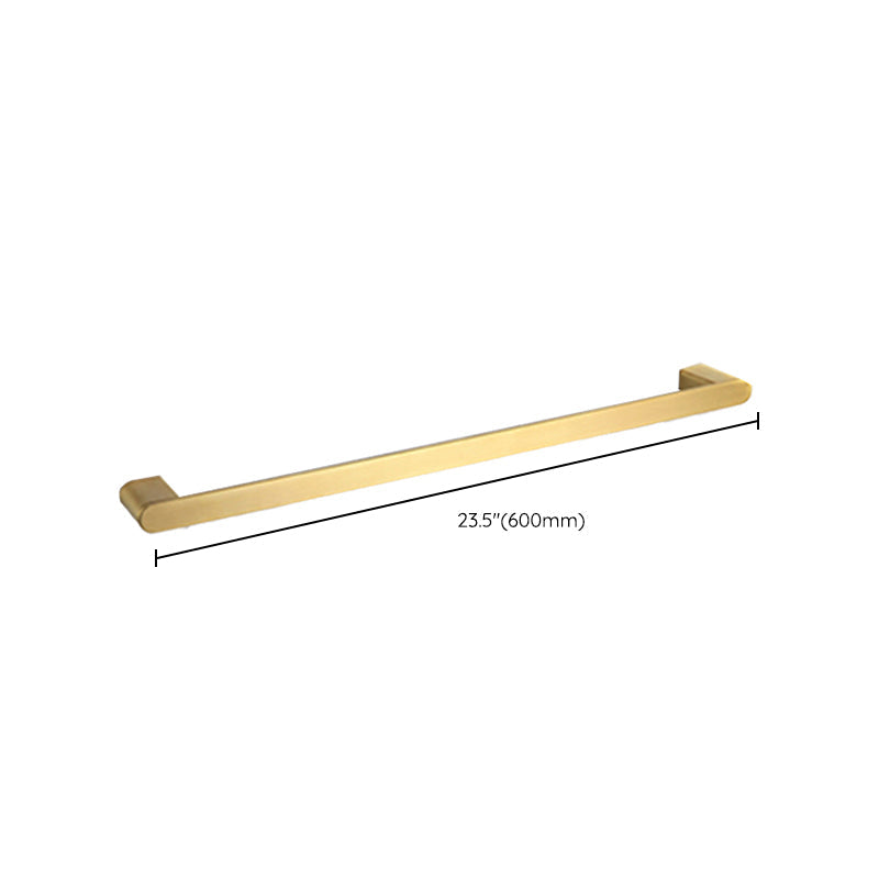 Gold Bathroom Hardware Set – Contemporary Towel Bar and Accessories