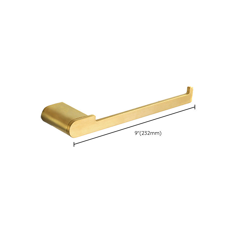 Gold Bathroom Hardware Set – Contemporary Towel Bar and Accessories