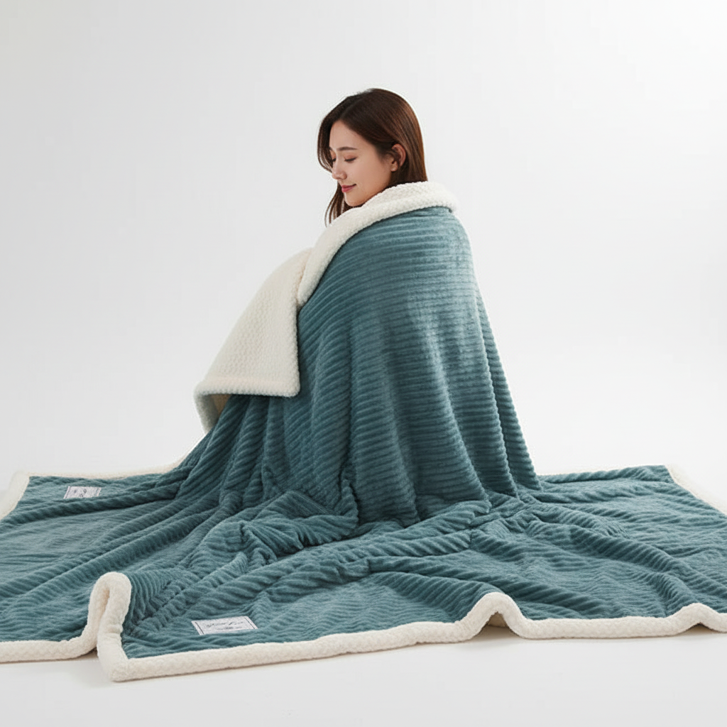 Soft and Luxurious Fleece Blanket | Lightweight & Warm | Versatile Use