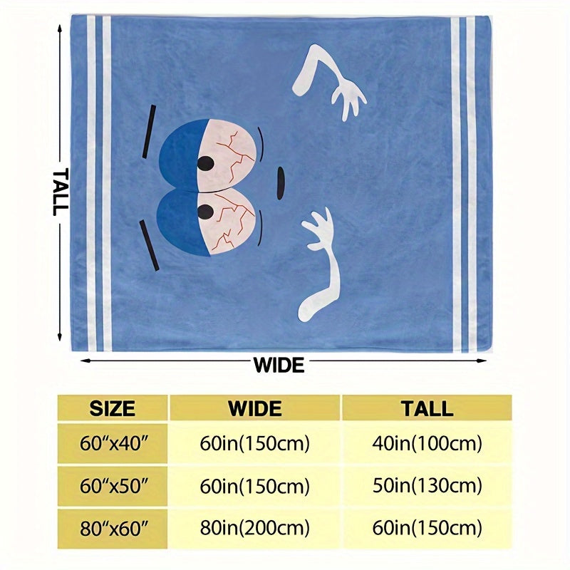 Reversible Flannel Blanket for All Seasons – Anime Inspired Design