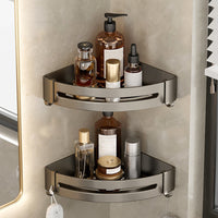 2-piece set (Hollow Triangle Bath Shelf)