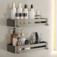 2-Piece Set (Hollow Square Bathroom Shelf)