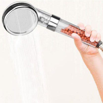 Round Rain Shower Head Set with Handheld Sprayer - 3 Spray Modes