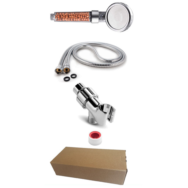 Round Rain Shower Head Set with Handheld Sprayer - 3 Spray Modes