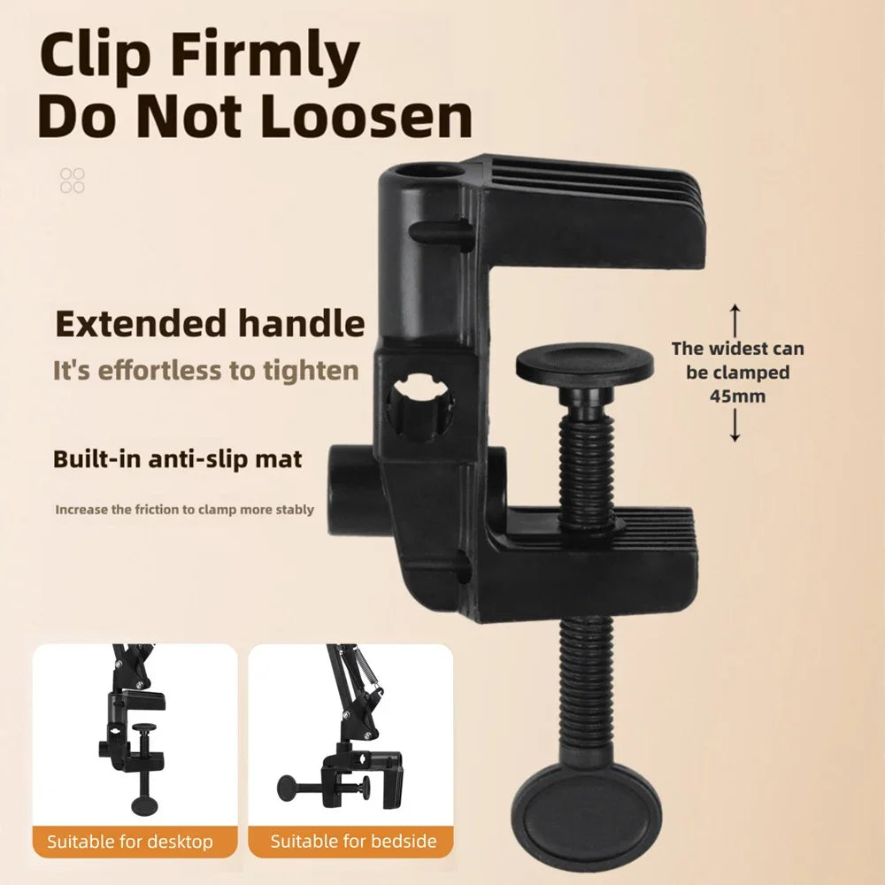 Adjustable Arm LED Ring Light with Phone Holder | 3 Color Modes & USB Powered | Perfect for Live Streaming, Videos, and Selfies