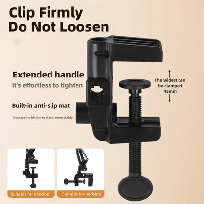 Adjustable Arm LED Ring Light with Phone Holder | 3 Color Modes & USB Powered | Perfect for Live Streaming, Videos, and Selfies