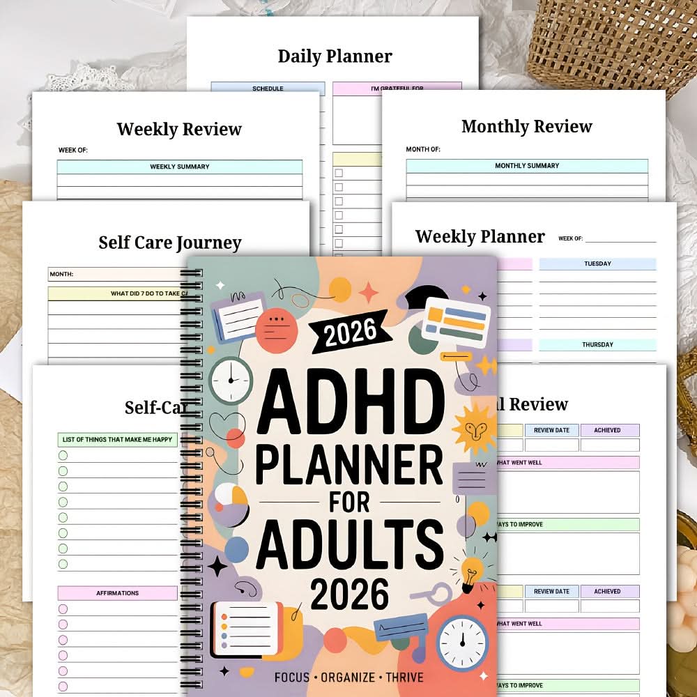 Productivity Planner for ADHD – Daily and Weekly Organization Tool