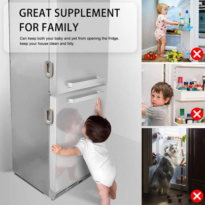 Childproof Refrigerator Without Drilling or Effort