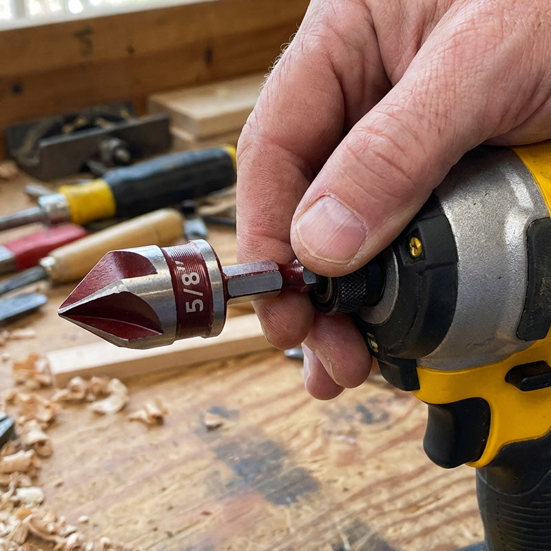 Precision Countersink Drill Bit Set for Smooth Finishes