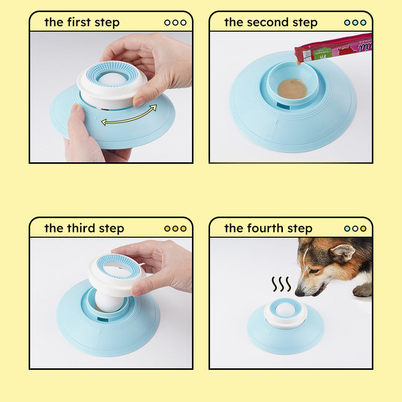 Slow Feeder Dog Bowl - Mess-Free Meal Solution with Spill-Proof Design