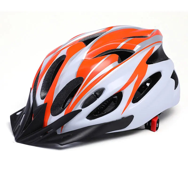Adult Bike Helmet - Lightweight MTB Safety Gear - Adjustable Size 54-61 cm