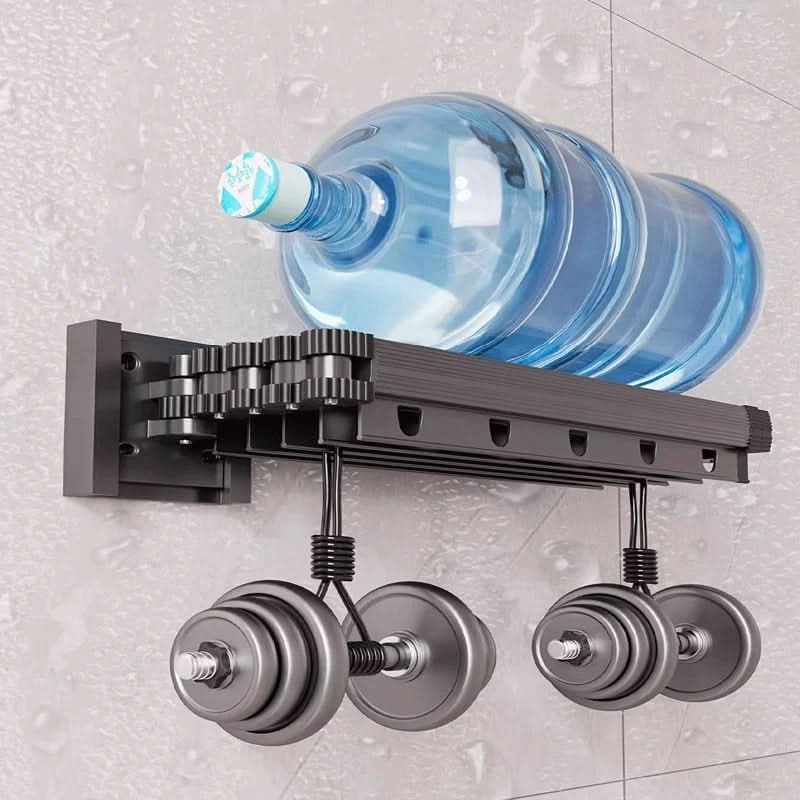 Space-Saving Shower Curtain Rod Divider System