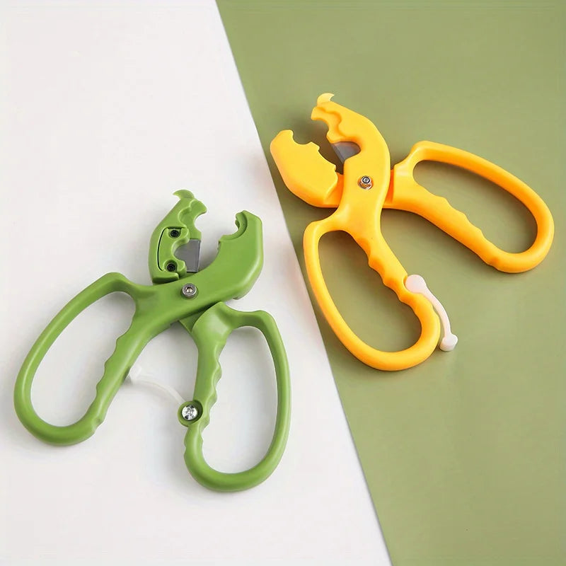 Ergonomic Multi-Function Garden Shears | Pruner and Leaf Remover Tool