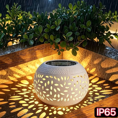Portable Solar-Powered Table Lamp for Cozy Outdoor Illumination
