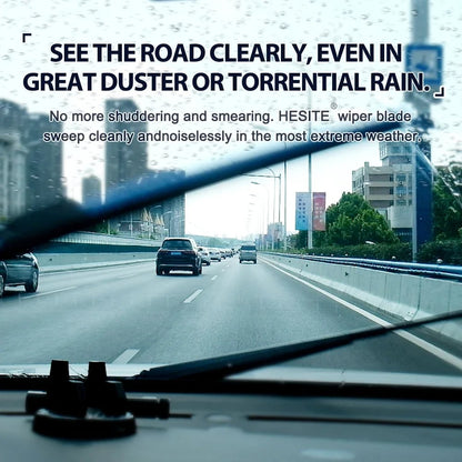 Quiet Performance Frameless Windshield Wipers | Streak-Free Clarity