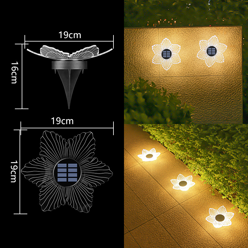 Solar-Powered Garden Glow Light - Effortless Outdoor Illumination