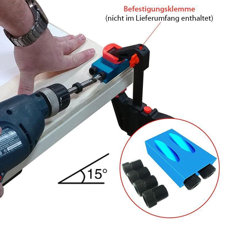 Jig for Perfect 15° Drill Holes for Stronger Wood Joints Every Time