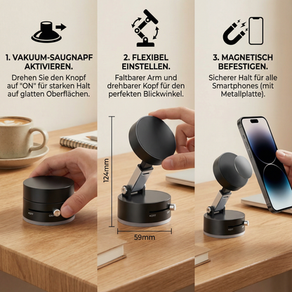 Sturdy Phone Holder to Prevent Slipping – Secure Grip Design