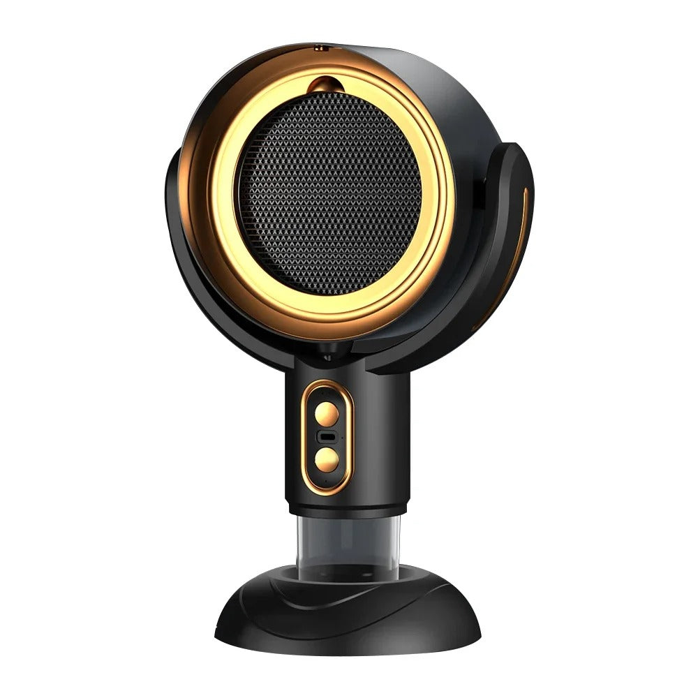 Portable Air Purifier Fan with Ion Technology and USB Charger